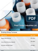 Pearl Global Industries Ltd. Multi-Country Manufacturing and Vertical Integration Strategy