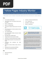 Download Yellow Pages Industry Monitor November 2009 by Global Media Market Intelligence G2Micom SN23587851 doc pdf