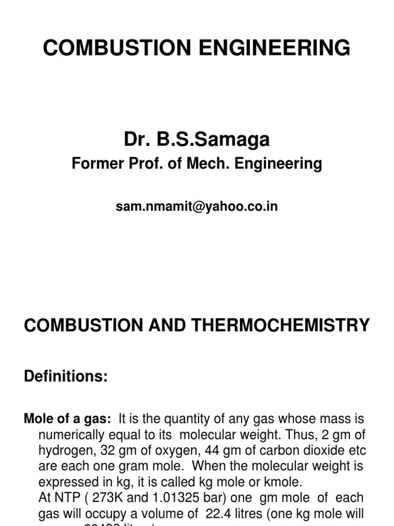 Fundamentals of Combustion Engineering | PDF | Turbulence | Combustion