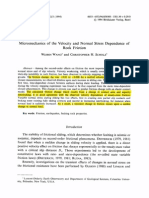 Scholz - Micromechanics of The Velocity and Normal Stress Dependence of Rock Friction