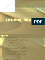 SAP Training - MM Training: Requisitions