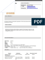 Adnan CV - MS Word Format