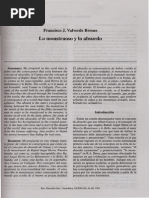 Lo Monstruoso y Lo Absurdo PDF