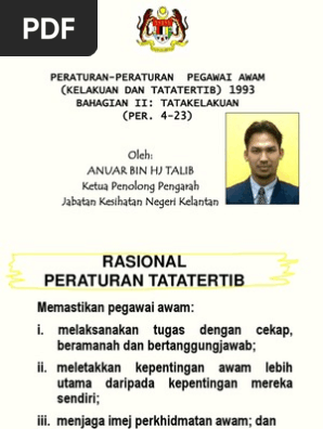Kelakuan Tatatertib Pdf