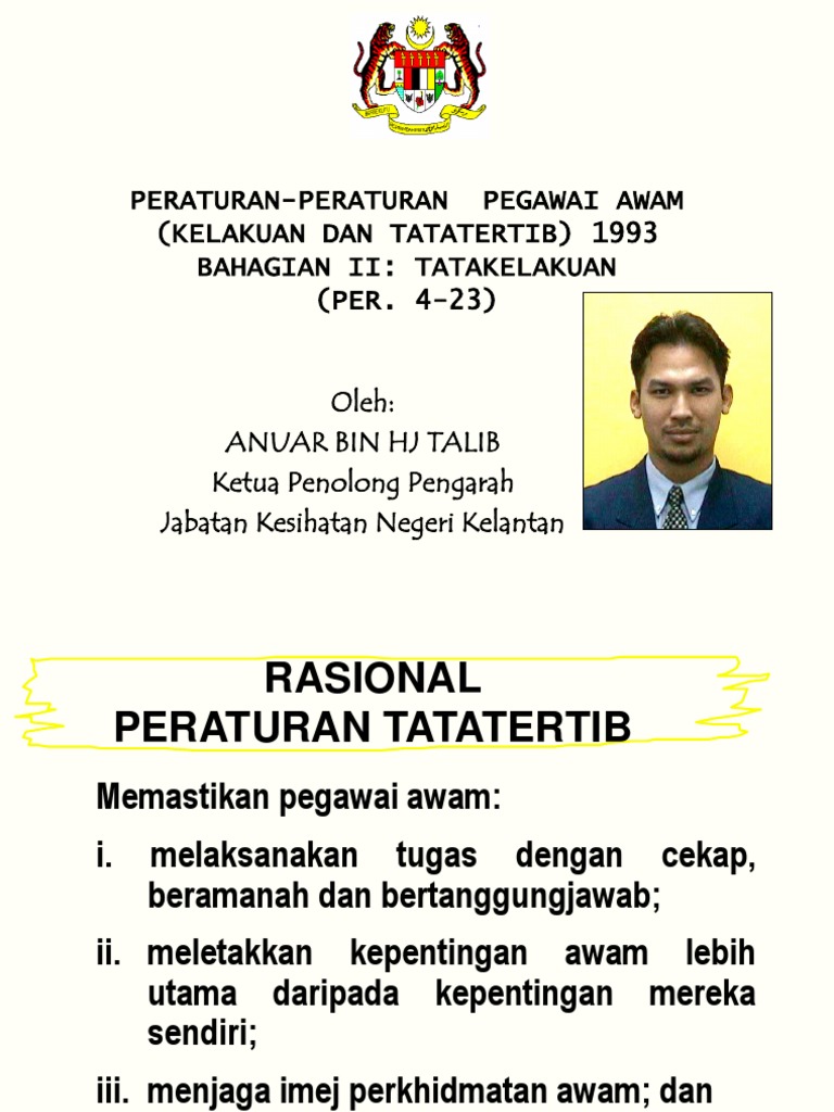 Kelakuan Tatatertib Pdf