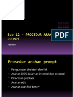 Bab 12 - PROCEDUR ARAHAN PROMPT