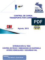 Presentacion Pesos y Dimensiones - Sieca - Agosto-2013