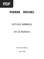 Pierre Michel, "Octave Mirbeau Et Le Roman"