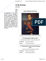 Juan Manuel de Rosas, militar y político argentino