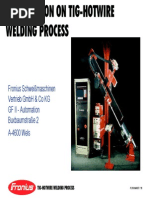 Fronius Auto Argon-Arc Welding