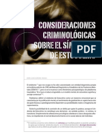 Dialnet ConsideracionesCriminologicasSobreElSindromeDeEsto 2768757