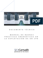 Documento Técnico - Manual de Buenas Prácticas Energéticas para La Explotación de Un CPD