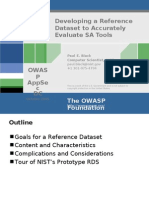 Developing A Reference Dataset To Accurately Evaluate SA Tools