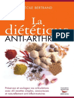 Ebook Gratuit La Dietetique Anti-Arthrose PDF