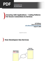 Securing J2EE Applications - Coding Patterns For Secure Connections To Services