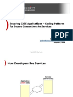Securing J2EE Applications - Coding Patterns For Secure Connections To Services