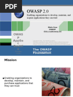 Owasp 2.0: Owas P Appse C Seattl E