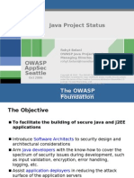 OWASPAppSec2006Seattle_OWASP-Java-Project-Status