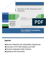 Security in The Payment Card Industry