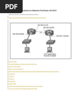 CCNA Final Exam