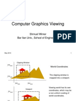 Computer Graphics Viewing: Shmuel Wimer Bar Ilan Univ., School of Engineering