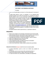 trabajo tema 2 4ºESO San Pablo y Primeros cristianos