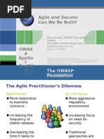 OWASPAppSec2006Seattle_AgileAndSecure