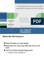 OWASPAppSecEU2006_ProtectingWebServicesAndAapplications