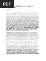 as mulheres e a filosofia como ciencia do esquecimento