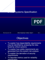 Critical Systems Specification: ©ian Sommerville 2004