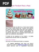 Tutorial Como Hacer Fondant Paso a Paso