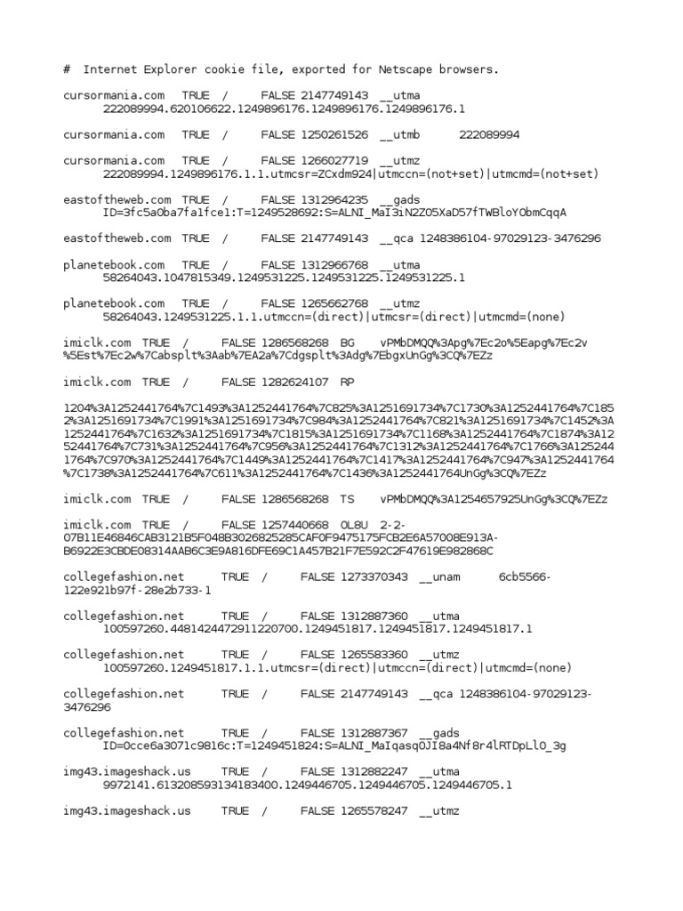 Web Developers' Cookie Data Guide | PDF