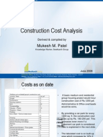 Construction Cost Analysis in Residential Sector