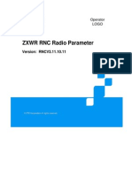 ZXWR RNC (V3.11.10.11) Radio Parameter Reference