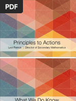 Principles To Actions - CareerTech Presentation