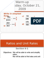 6-1 Ratio and Unit Rates