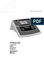 YSI Model 3100: Conductivity Salinity Temperature Instrument
