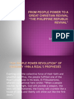 From People Power To A Great Christian Revival