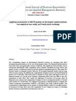 Applying Asymmetric GARCH Models On Developed Capital Markets An Empirical Case Study On French Stock Exchange