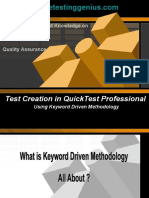 Test Creation in Quicktest Professional: A Storehouse of Vast Knowledge On Software Testing & Quality Assurance