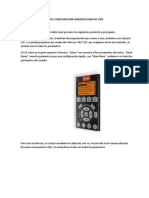 Manual Configuración Variador Danfoss v301