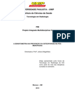 A Densitometria Na Prevenção Da Osteoporose Na Pós-Menopausa