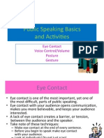 1 Public Speaking Basics and Activities