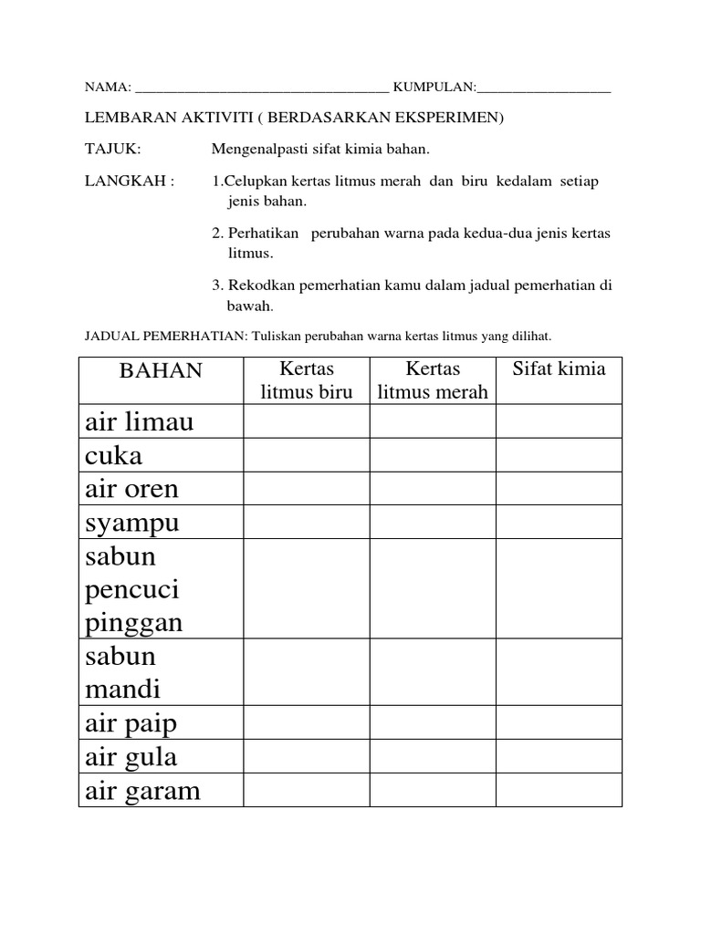 SOALAN LATIHAN asid alkali