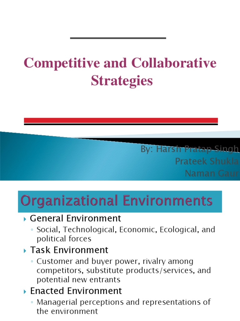 Competitive and Collaborative Strategies Overview | PDF | Strategic ...