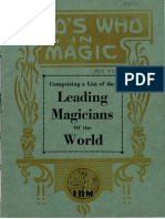 Leading Magicians World: Comprising A List o F The I
