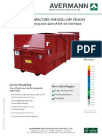 Waste Compactors For Roll-Off Trucks: High Efficiency and State-Of-The-Art Technique