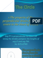 1.the Property of The Perpendicular Drawn From The Centre To The Chord of A Circle