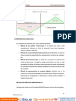 Métodos de cubicación en obras de tierra