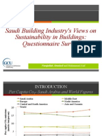 Saudi Building Industry's Views On Sustainability in Buildings: Questionnaire Survey